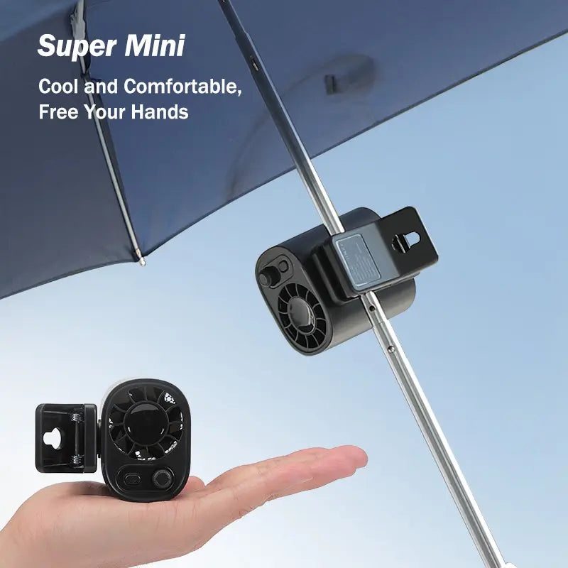 NESLEMY Car Clip On Fan with LED Display