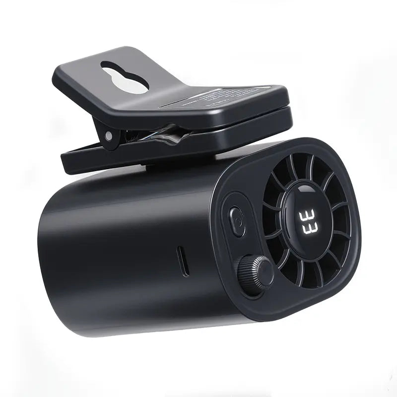 NESLEMY Car Clip On Fan with LED Display
